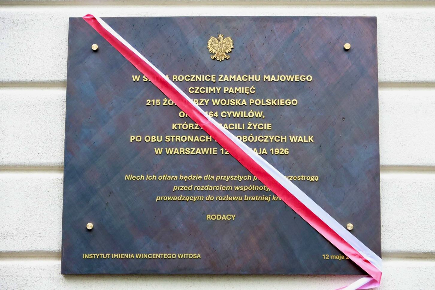 Po 100 latach uczcili ofiary zamachu majowego